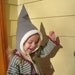 Little Eco Gnome - An organic fleece winter hat- READY TO SHIP