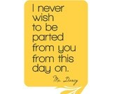 I never wish...