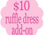 Smitten and Company Ruffle Dress Add On - Short or Long Sleeves
