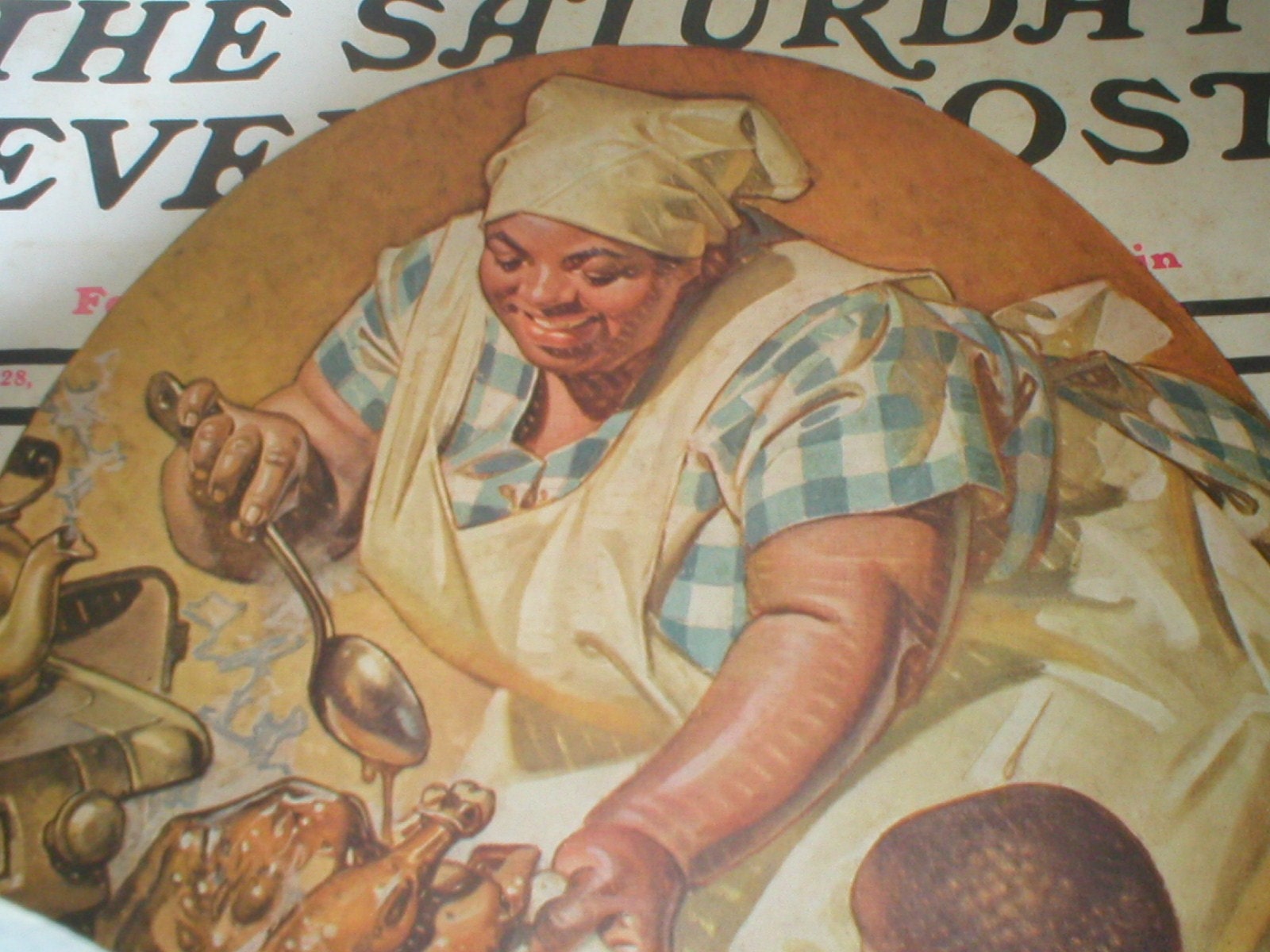 Saturday Evening Post November 1936 Mammy Thanksgiving Leyendecker Cover