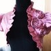 POISON dusty vintage pale pink dupioni silk bridal bolero jacket wedding shrug bridal shrug bridal jacket wedding jacket dusty pink bolero