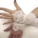 ROMANTIC white bridal lace cuffs French lace bridal gloves victorian cuffs victorian gloves gothic cuffs white lace gloves