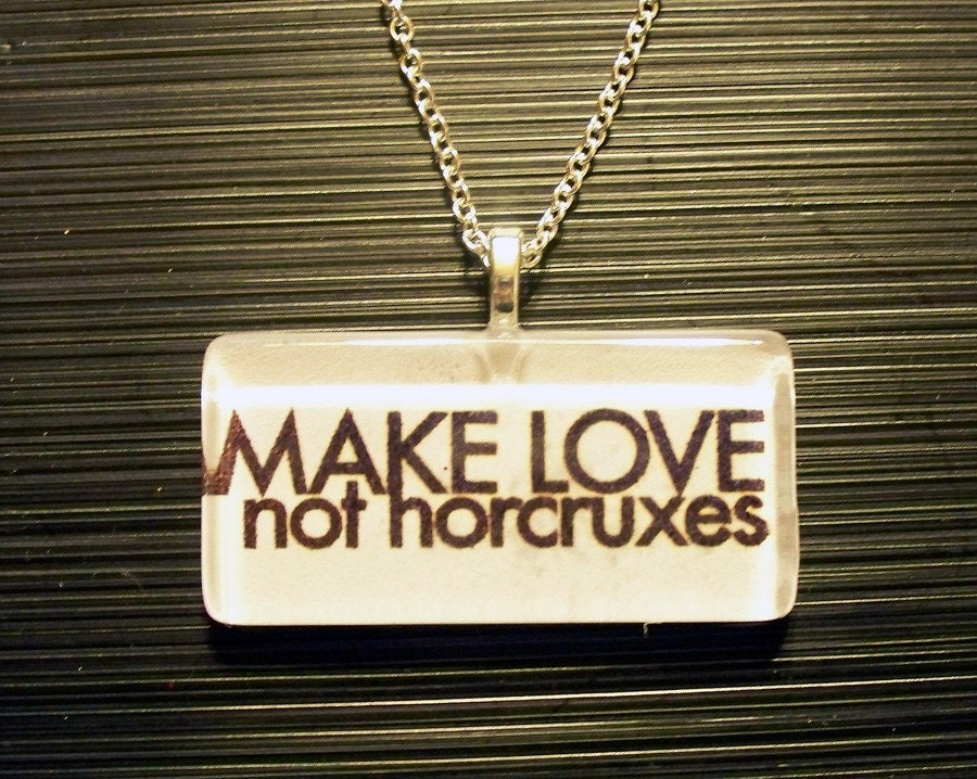 DISCONTINUED SALE Make Love Not Horcruxes Necklace