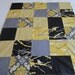 Clearance Aviary Damask Patchwork Quilt backed with minky