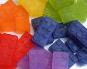 Original "Bathtub Architect" Soaps - birthday Christmas-Rainbow - lego-type building blocks