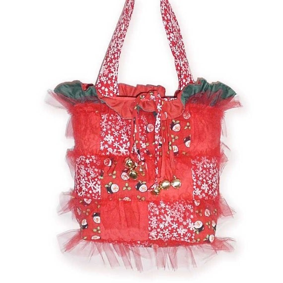 Quilted Christmas Tote Bag One of A Kind Quilted Christmas Tote Bag One of A Kind