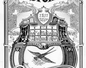 Astoria Oregon 1811 Mariner Ship Poster