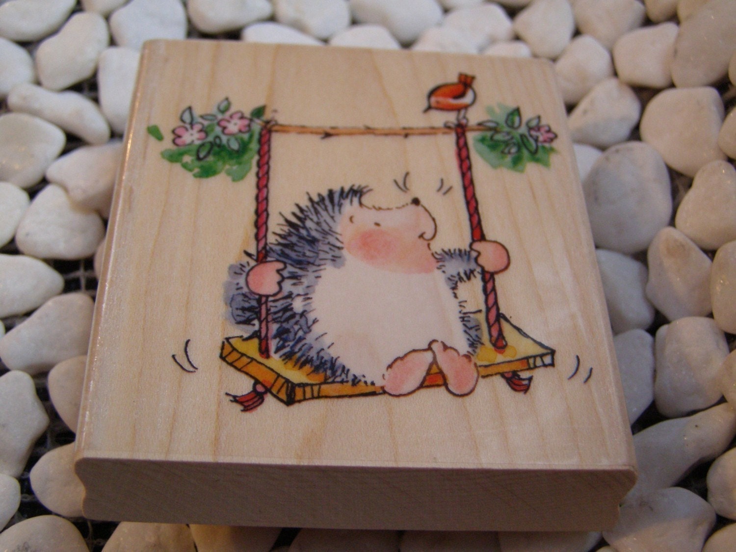 Friendly Suprise wood mounted Rubber Stamp from Penny Black at nahanibluette