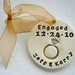 Personalized Whimsical Wedding Cake Bride and Groom Ornament for Wedding, Engagement or Anniversary - Custom Made to Order