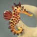 Lampwork Glass Boro Seahorse Pendant Focal Bead Nautical Sealife