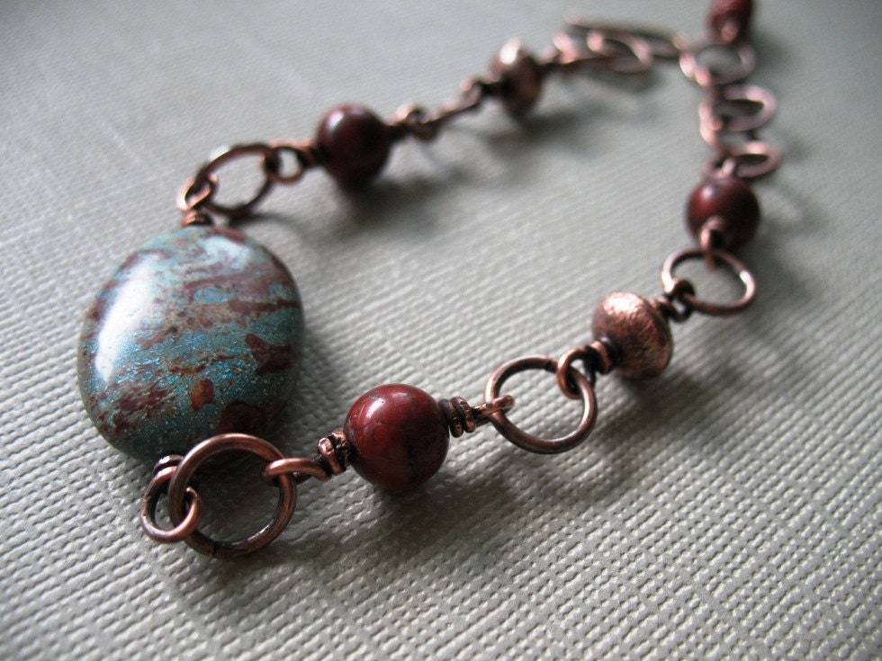 Sedona a Jasper and Copper Bracelet