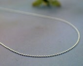 18 inch ball chain sterling silver necklace delicate thin