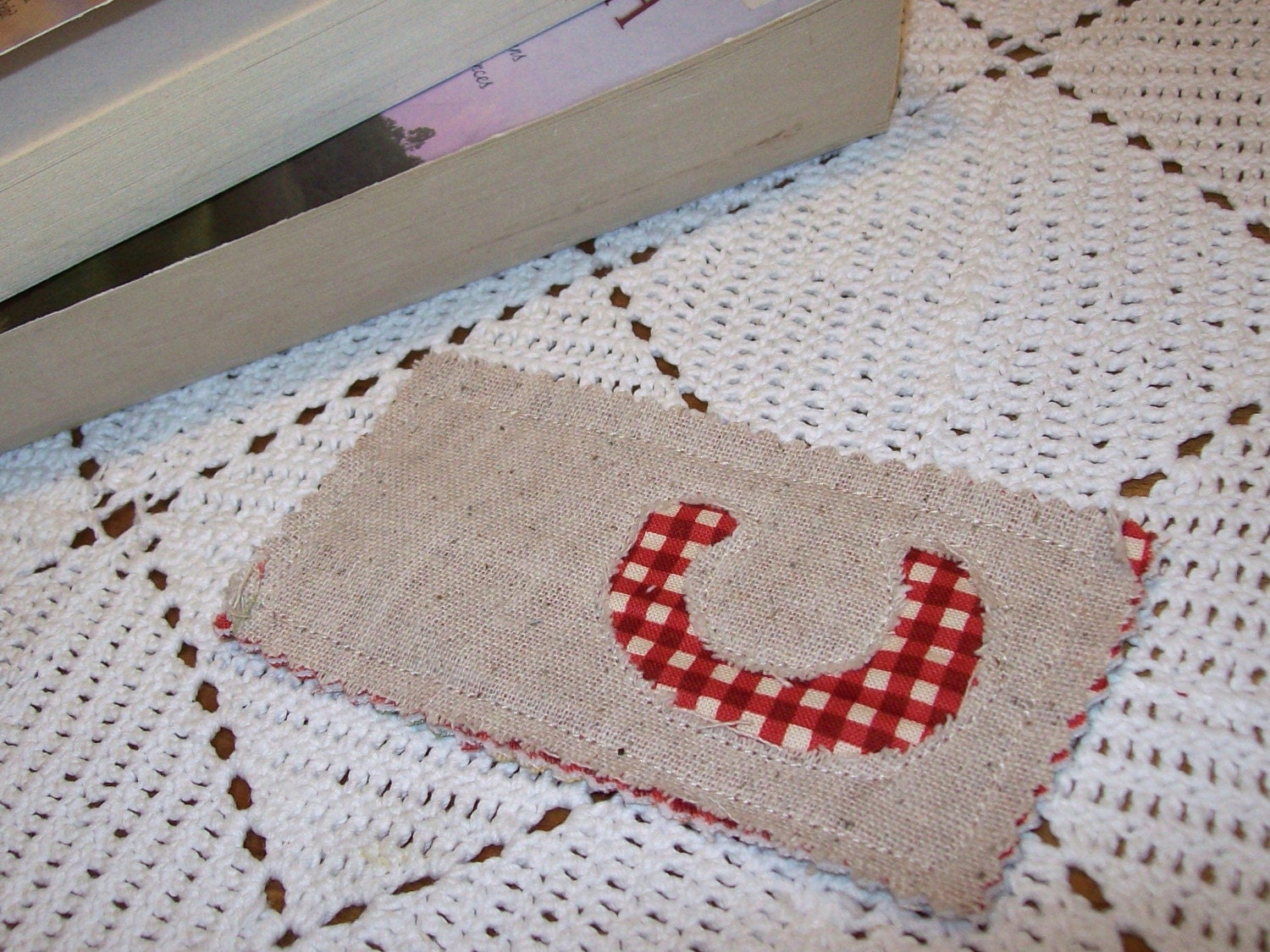 Monogrammed Bookmark - C