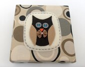 Owl Wall or Shelf Art with Circles