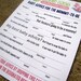 Baby Mad Libs Great for Baby Showers PDF Digital FILE Print Yourself