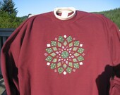 Cranberry Dahlia Sweatshirt - XLarge