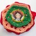 Clearance Sale - Original Large Crochet Brooch - Angel Girl - Wings of Love- Art by FLOR LARIOS