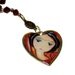 Always in Love - Large Filigree Cameo with Antiqued Brass Rosary Necklace by FLOR LARIOS