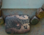 picture jasper pendant necklace w.brown jasper beads