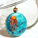 Jellyfish bottle cap necklace - ''Danger in disguise''