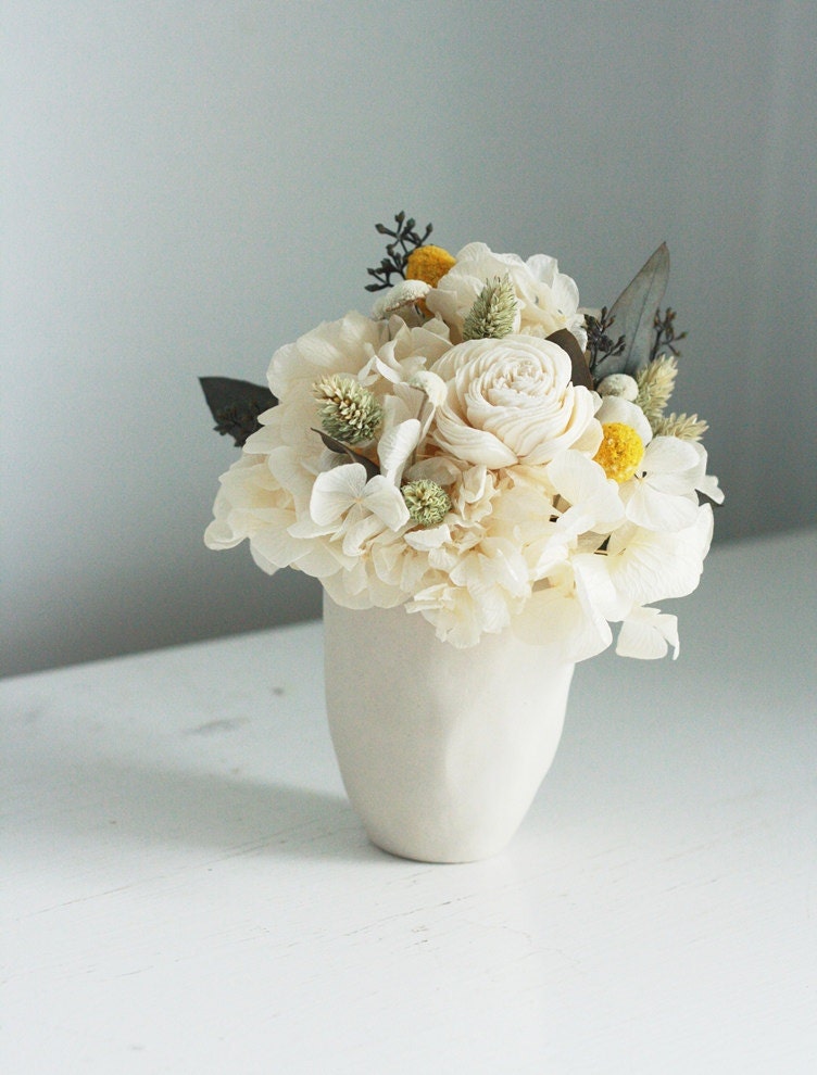 Blanca- dried flower arrangement