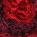 2 oz Recycled Sari Silk Fiber for Spinning, Papermaking, Doll Hair. Red, Loose Fiber, Fair Trade, 55 grams, Grade A