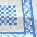 Sale French Country Shabby Chic Quilt - twin/full - 75 X 92 inches