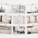 Paris Postcard Set, Framable Photo Cards, White, Paris Photography, 4x6 Art Prints