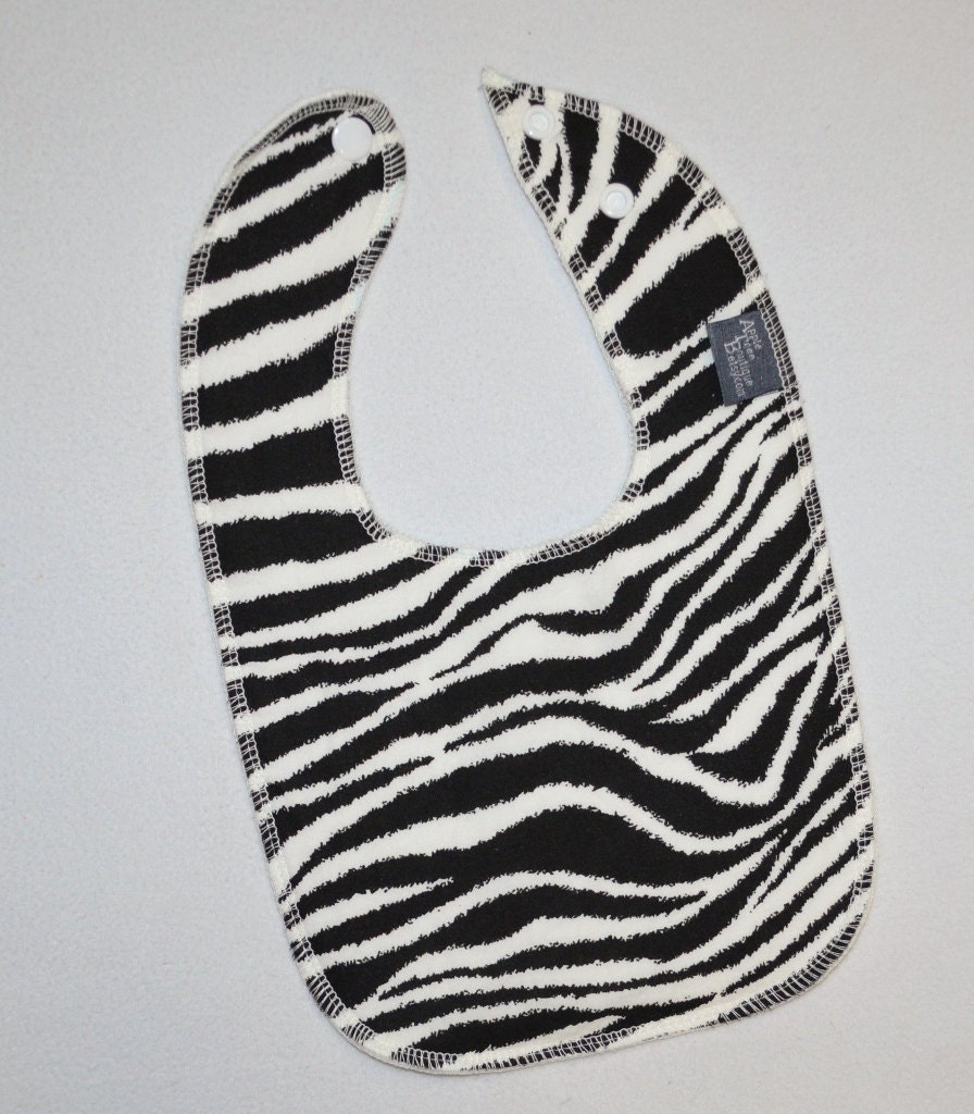 Zebra Drooler Bib