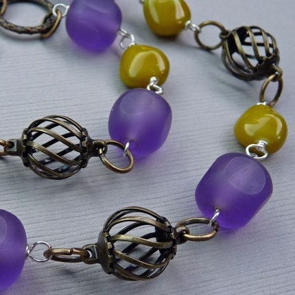 Aubergine...Necklace