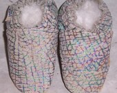 baby shoes light rainbow all leather anti slip sole in suede