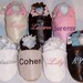 custom leather soft soled baby shoes