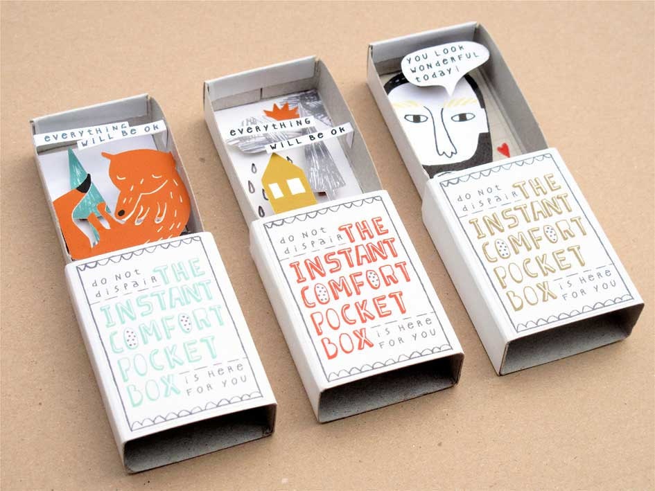 The Instant Comfort Pocket Box - sun behind the clouds