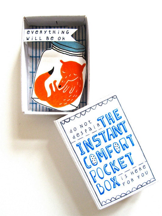 The Instant Comfort Pocket Box - sleeping fox