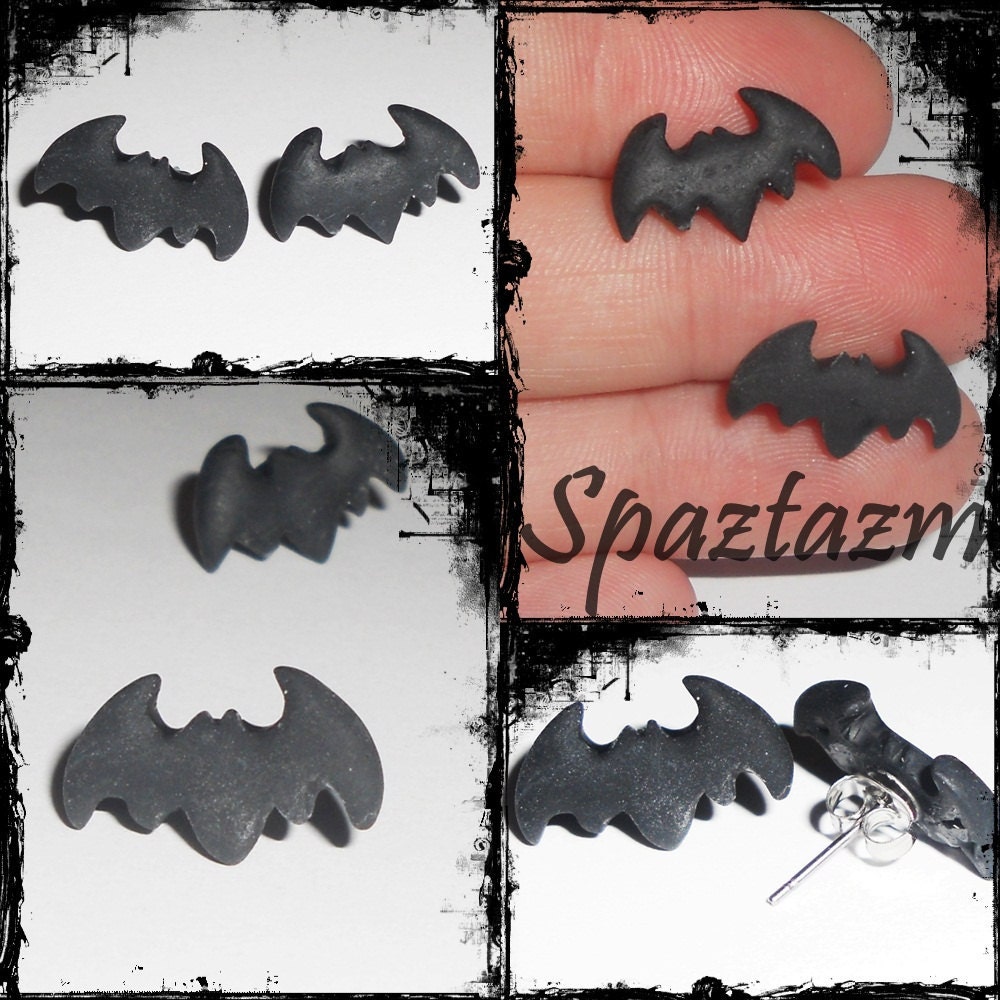 Batty bat earrings