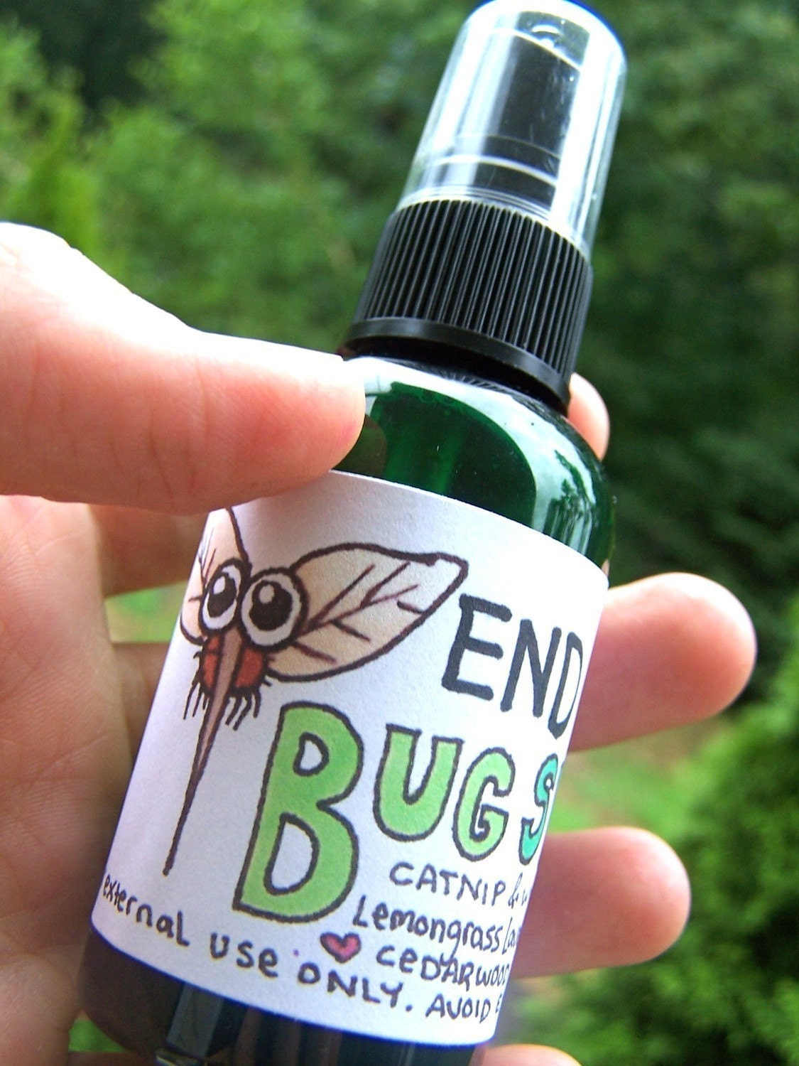 end of time herbal bug spray . 2oz