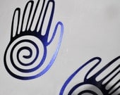 Reiki spiral healing hands shadeshifter vinyl decal