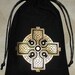 Celtic knot cross medieval tarot dice rune bag