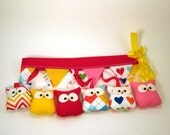 Owl Banner or Garland/ birthday party decor/ bedroom decor