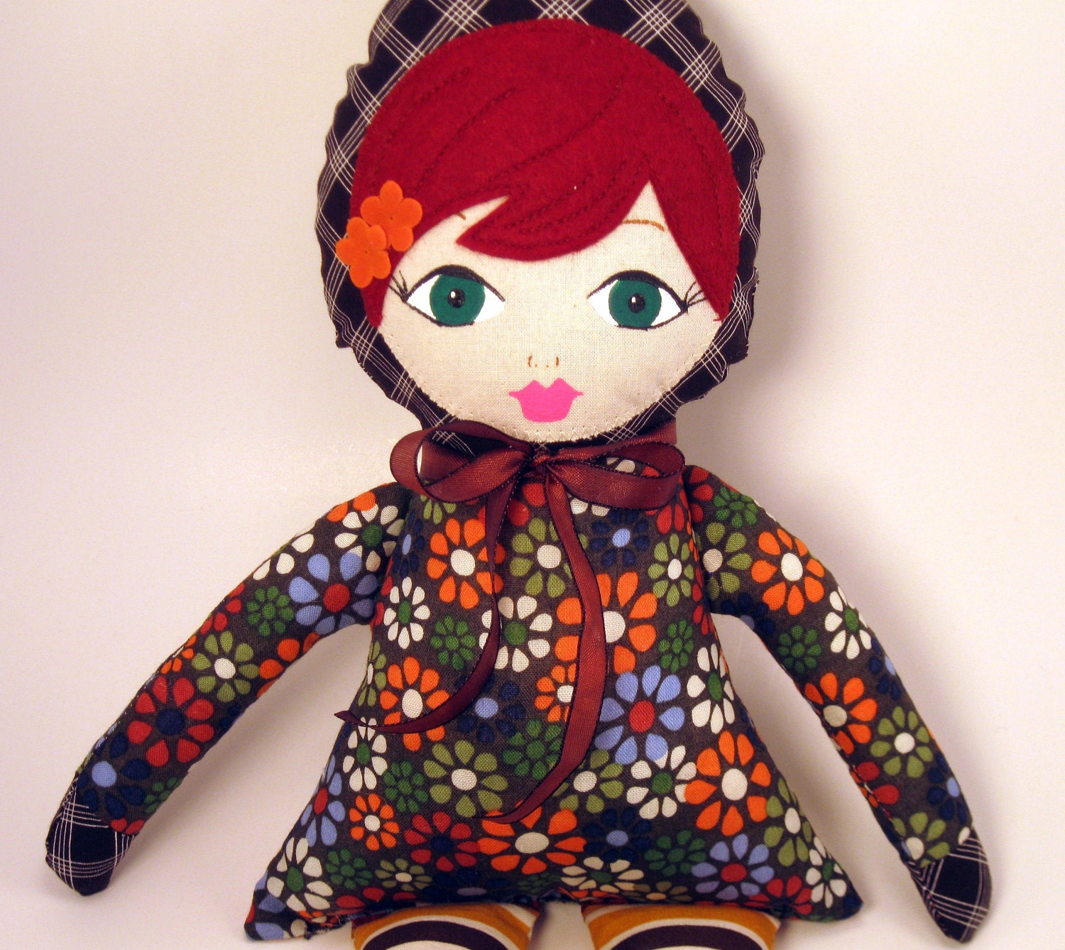 Plush doll- rag doll- READY TO SHIP