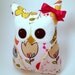 Small Plush Owl / I Sew Lucky/