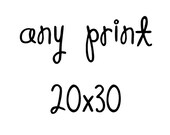 Any Print 20x30 - Bedroom, Living Room, and Kitchen Home Decor Photo - Choose From All Images in the Shop