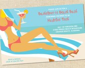 Sweet Wishes 20 Bachelorette Beach Bash Bridal Shower Invitations - Custom Quantities (As Low as 1.19 Each) Il_170x135