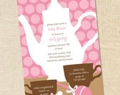 Sweet Wishes 10 Sip and See Baby Shower Invitations Tea or Brunch - Custom Quantities (As Low as 1.19 Each) Il_170x135