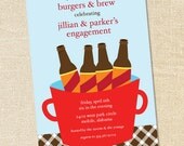 Sweet Wishes 20 Beer Cocktails BBQ Couples Shower Party Invitations - Custom Quantities (As Low as 1.19 Each) Il_170x135