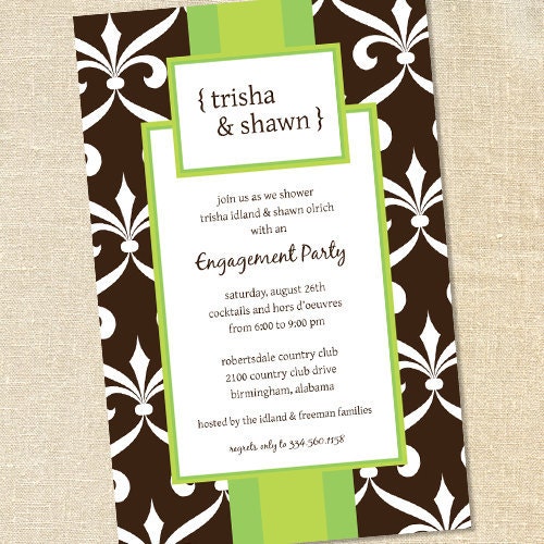 Sweet Wishes 20 Personalized Bridal Brunch Anniversary Shower Party Invitations - Custom Quantities (As Low as 1.19 Each) Il_570xn