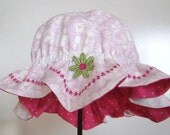 Floral Sunhat, Magenta - accessories, hat, Etsy kids fashion, clothing