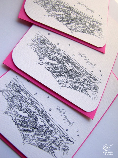 Belo Horizonte, Brazil - South America - City Skyline Series - Notecards (8)