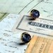 Drusy Geode Stud Earrings in Lavender