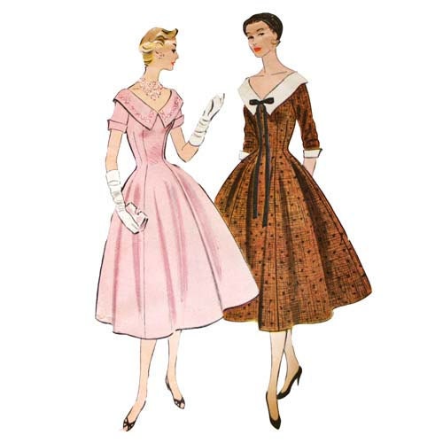 1950s Princess Dress Pattern Bust 36 McCall's 9956
